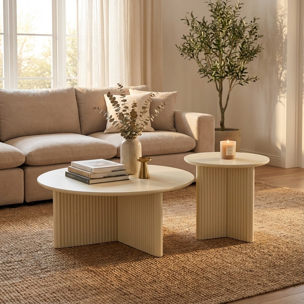 Aidan Cross Legs End Table