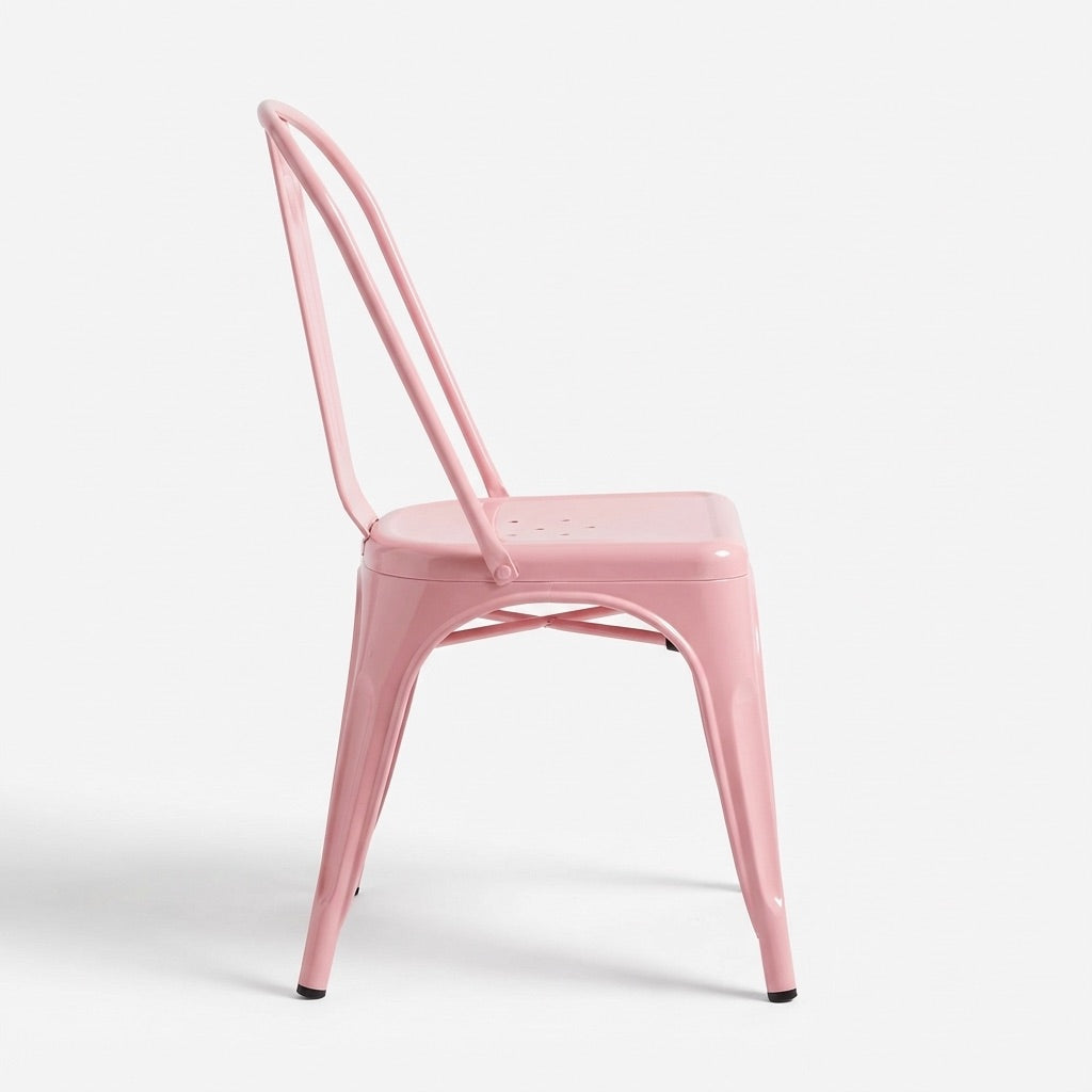 Bishop Brushed Stackable Dining Chair