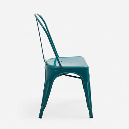 Bishop Brushed Stackable Dining Chair