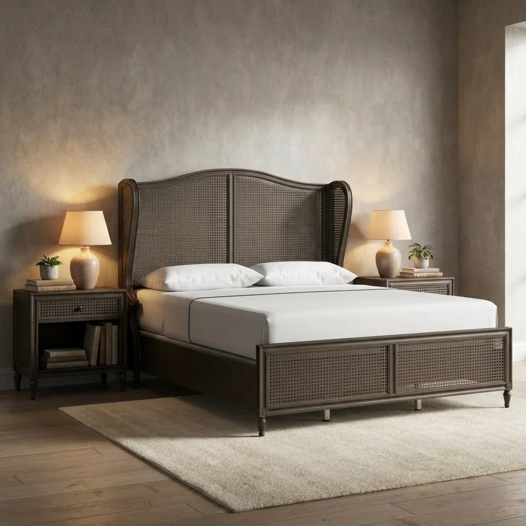 Ephraim Wingback Bed