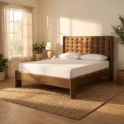 Kalel Leather Bed