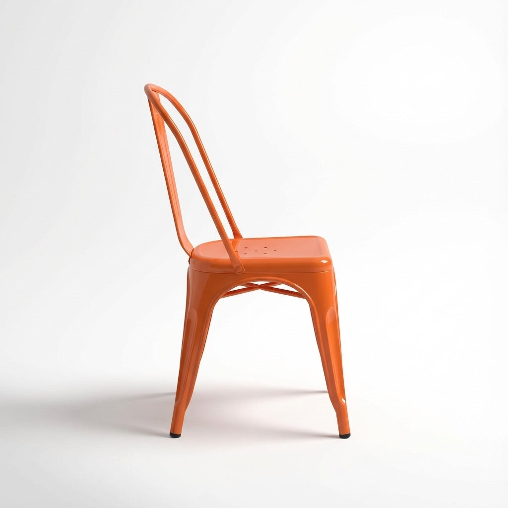 Bishop Brushed Stackable Dining Chair