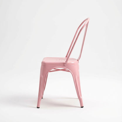 Bishop Brushed Stackable Dining Chair