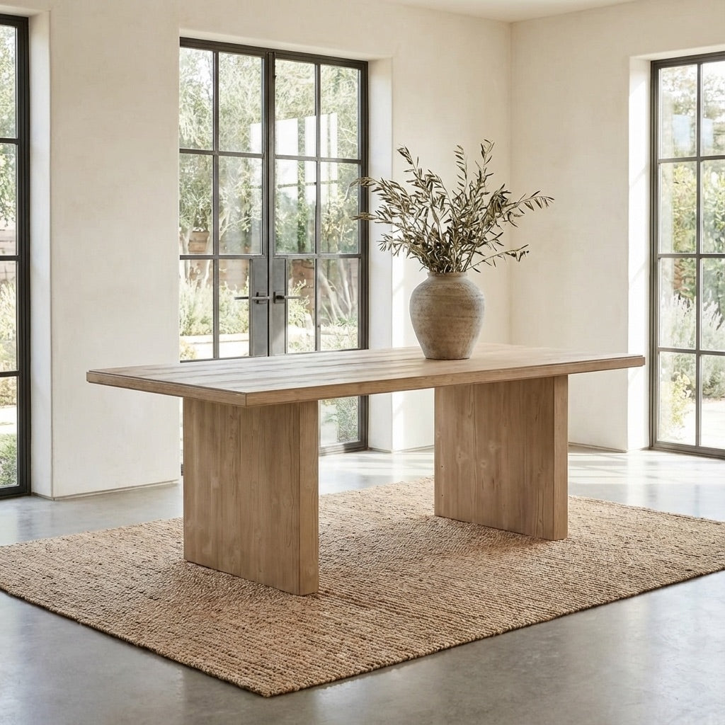Nixon Rosa Plank 6 Seater Dining Table