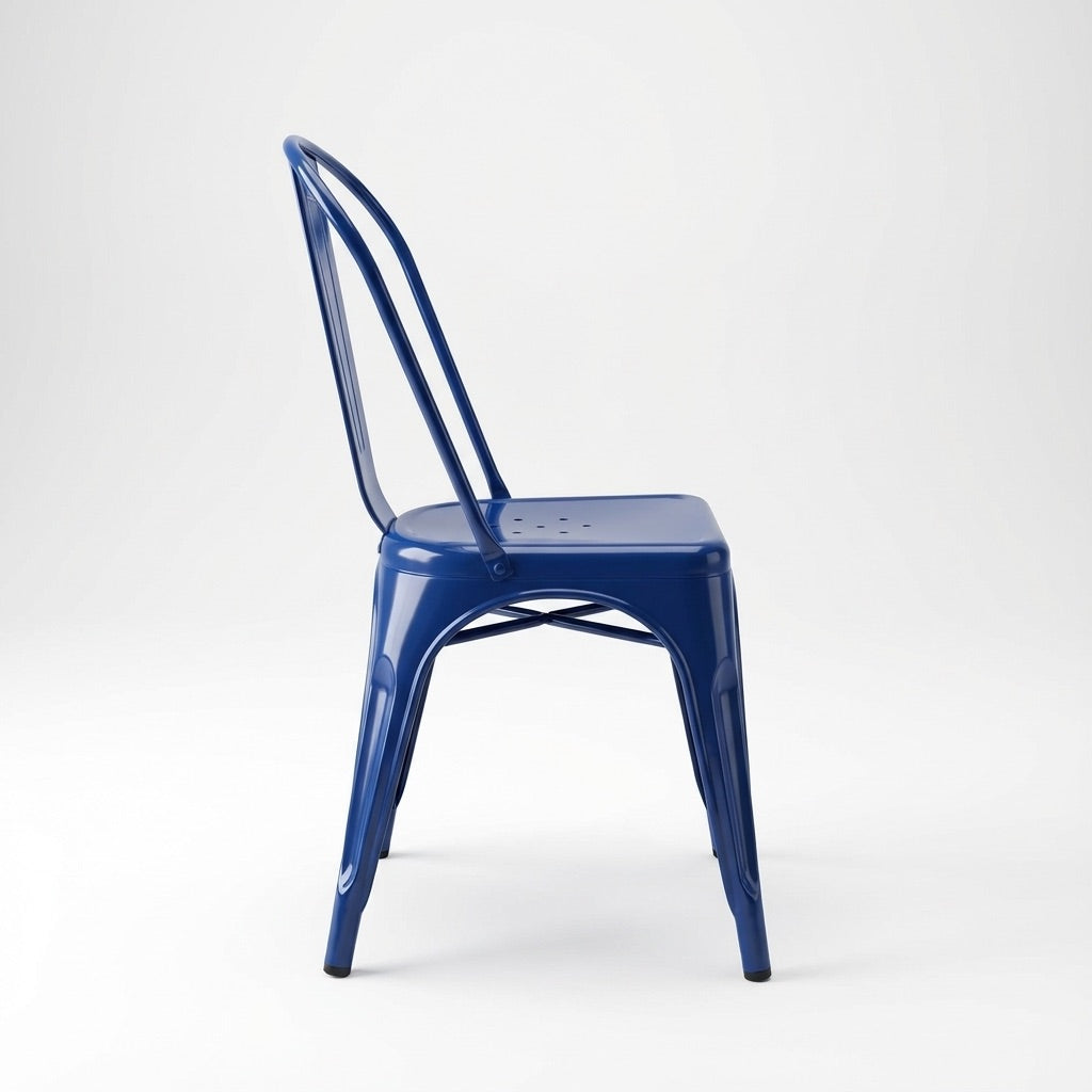 Bishop Brushed Stackable Dining Chair