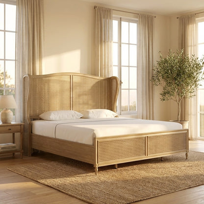 Ephraim Wingback Bed