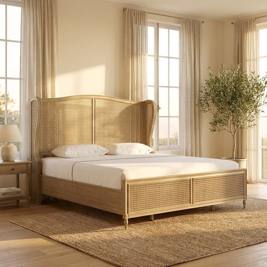 Ephraim Wingback Bed