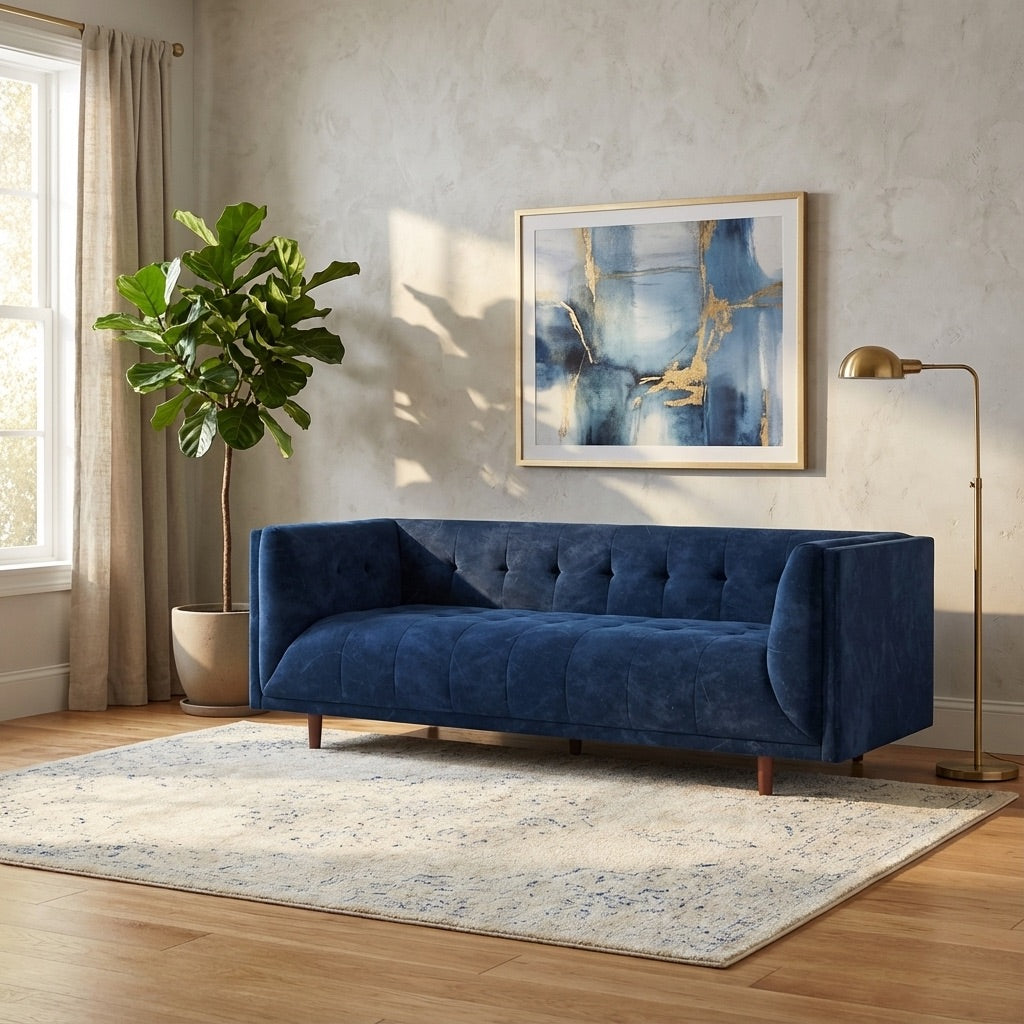 Asa 82'' Velvet Sofa