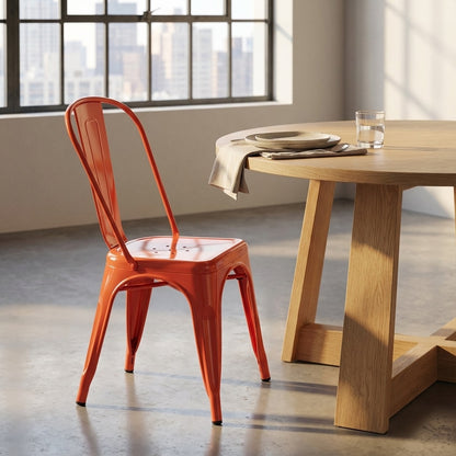 Bishop Brushed Stackable Dining Chair