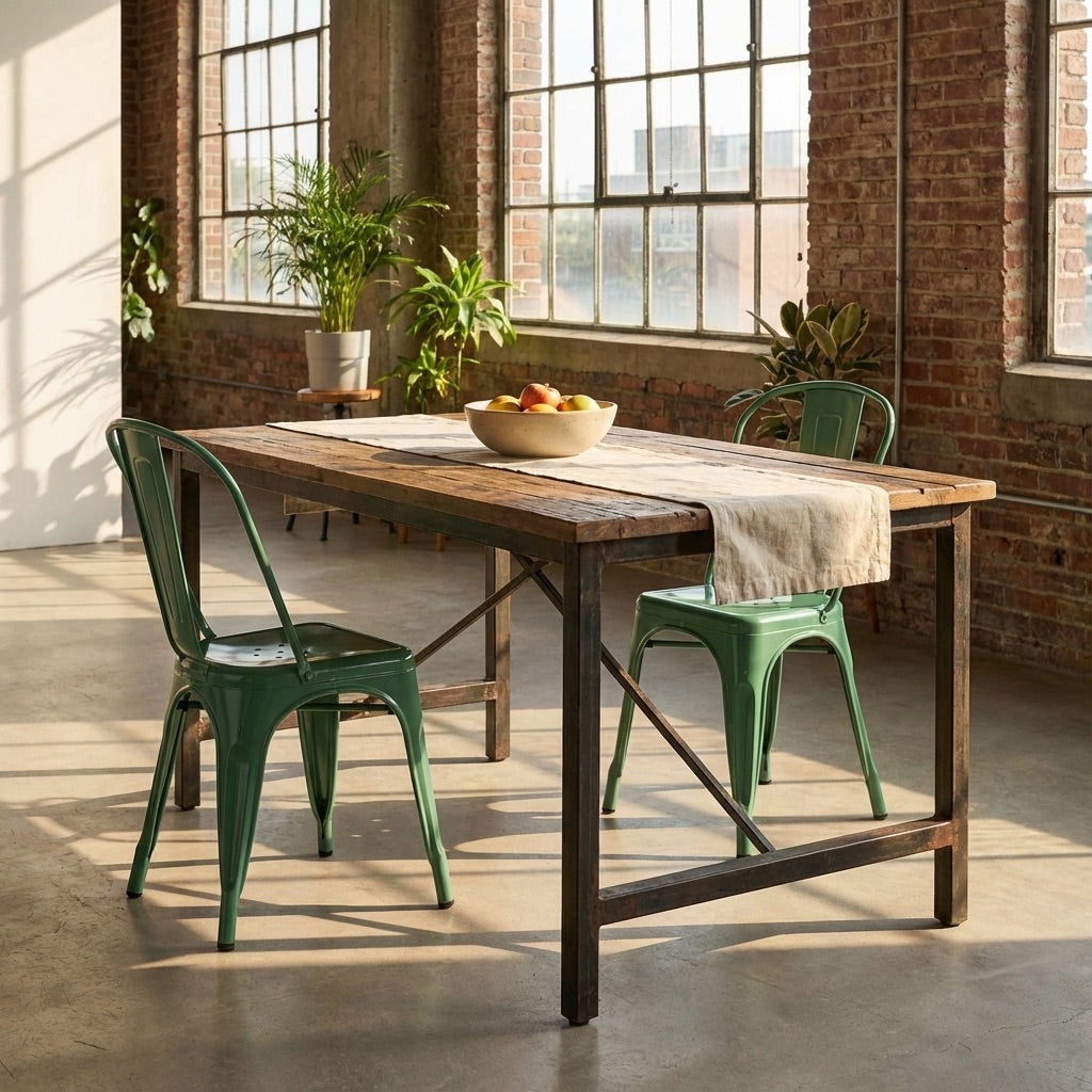 Bishop Brushed Stackable Dining Chair