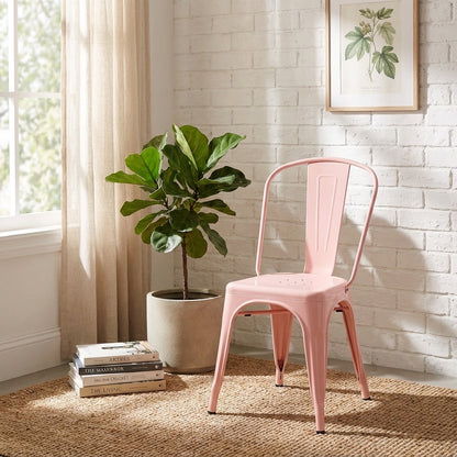 Bishop Brushed Stackable Dining Chair