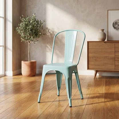 Bishop Brushed Stackable Dining Chair