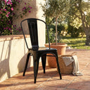 Bishop Brushed Stackable Dining Chair