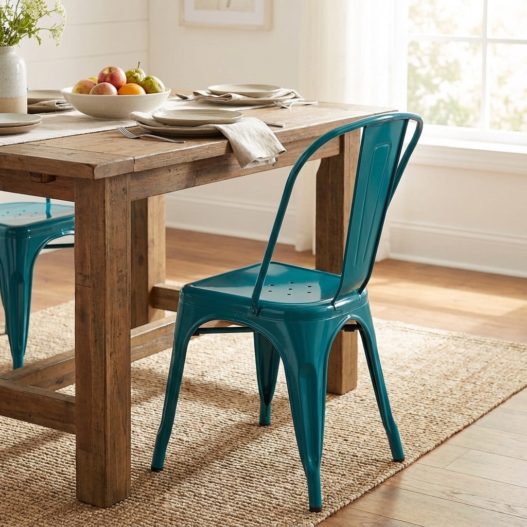 Bishop Brushed Stackable Dining Chair