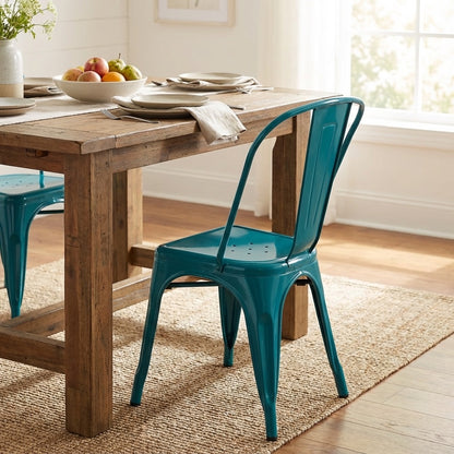 Bishop Brushed Stackable Dining Chair