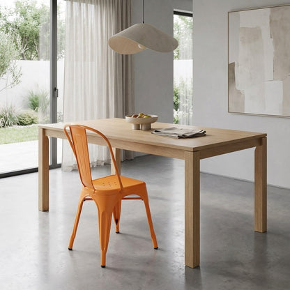 Bishop Brushed Stackable Dining Chair