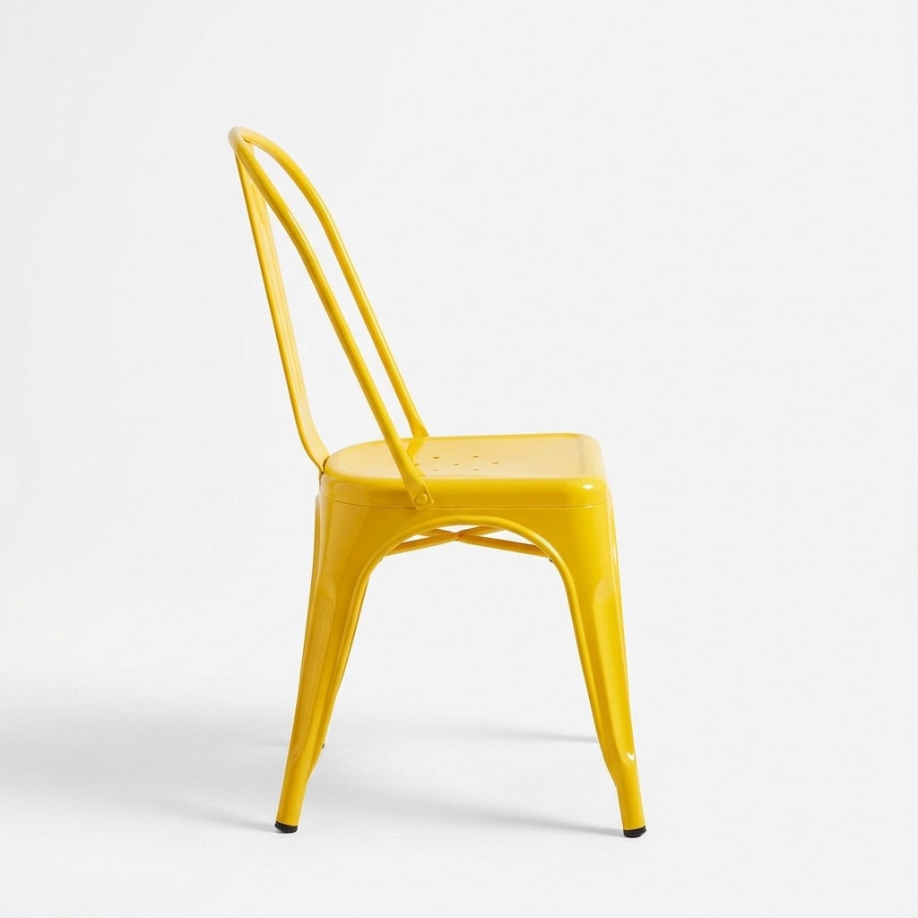 Bishop Brushed Stackable Dining Chair