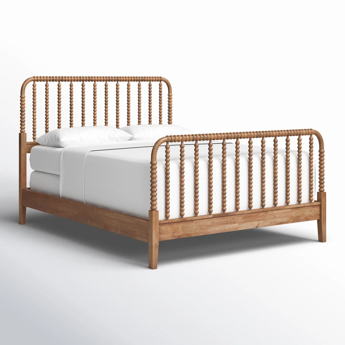 Ignacio Solid Wood Spindle Bed