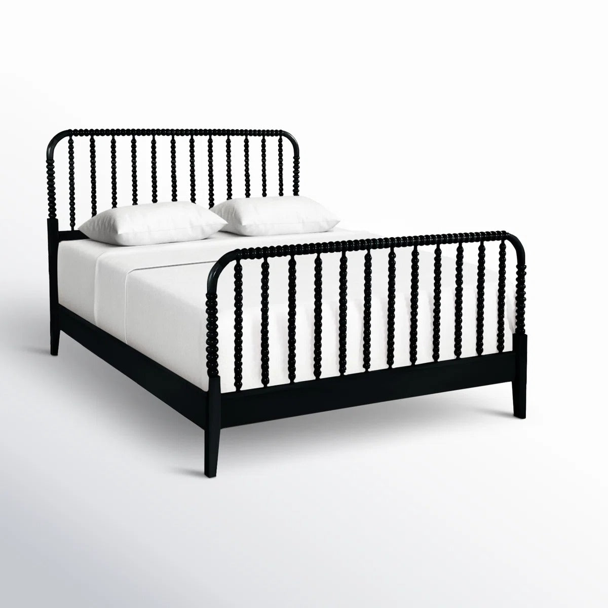 Ignacio Solid Wood Spindle Bed