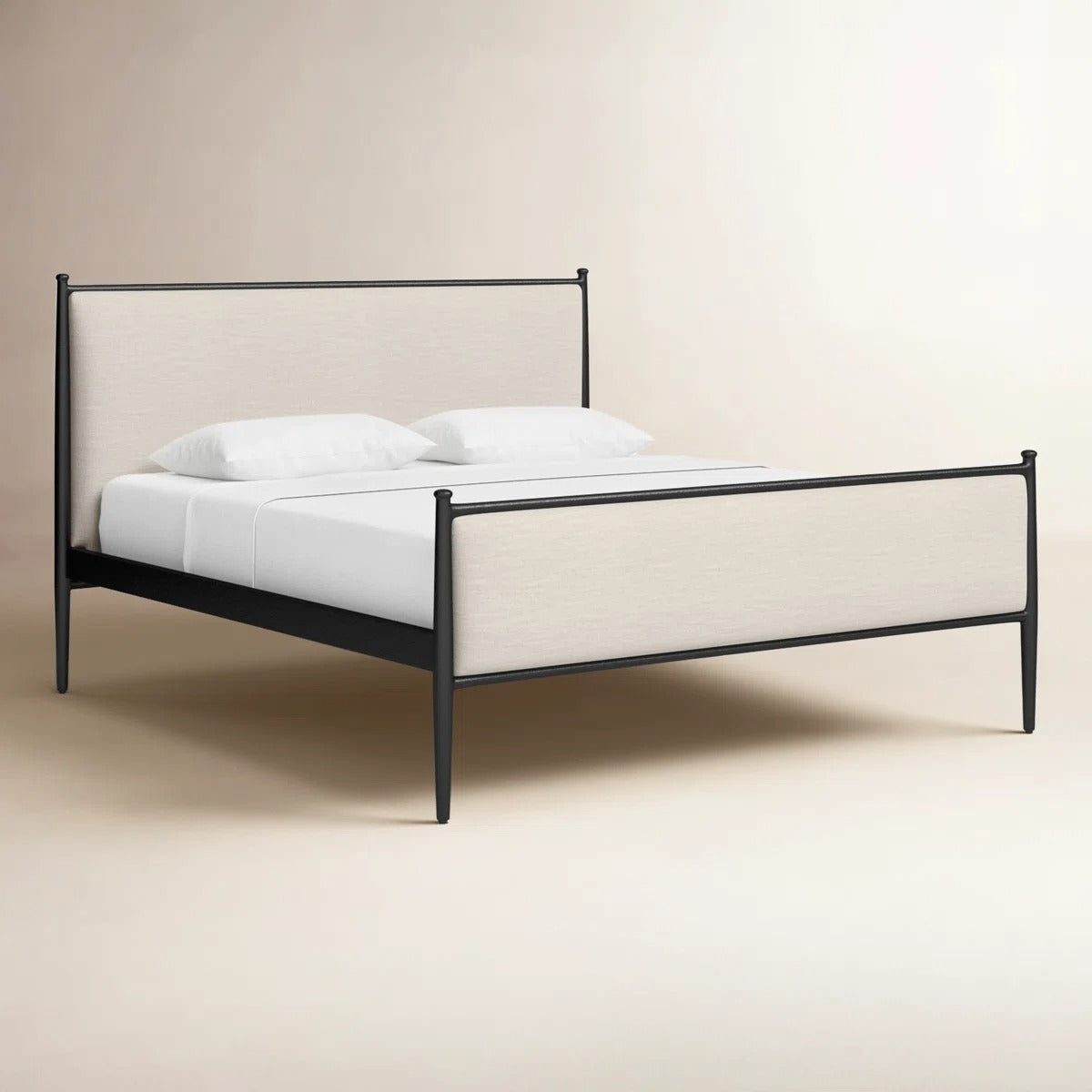 Wylder Upholstered Metal Bed