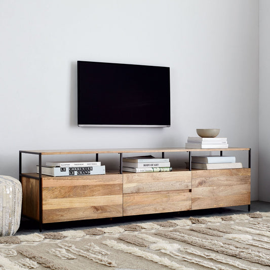 Alec Industrial Storage Media Console