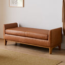 Reese Leather Bench