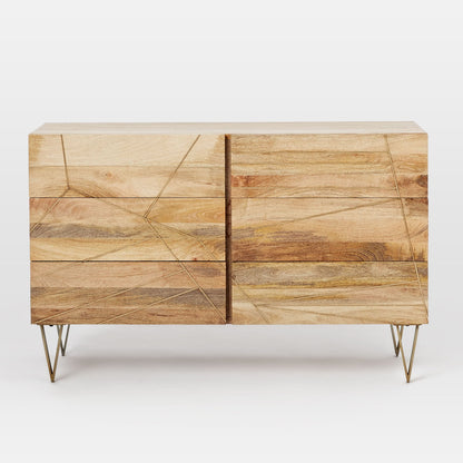 Marcelo Brass Inlay 6-Drawer Dresser