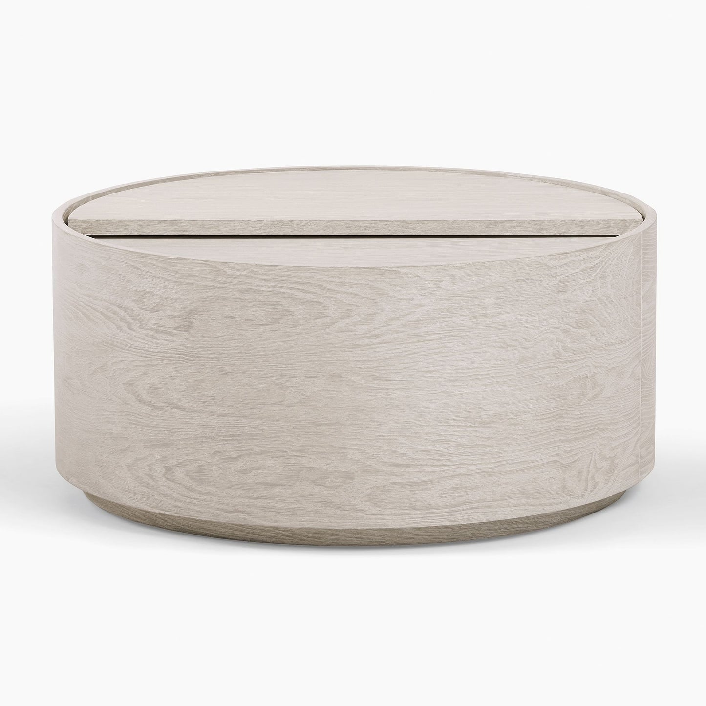 Amos Round Storage Drum Coffee Table