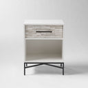Boone Wood Tiled Nightstand
